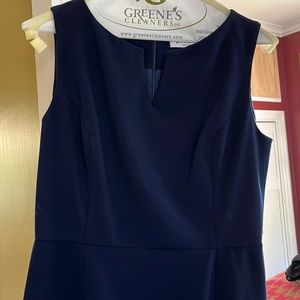 Navy blue sheath dress